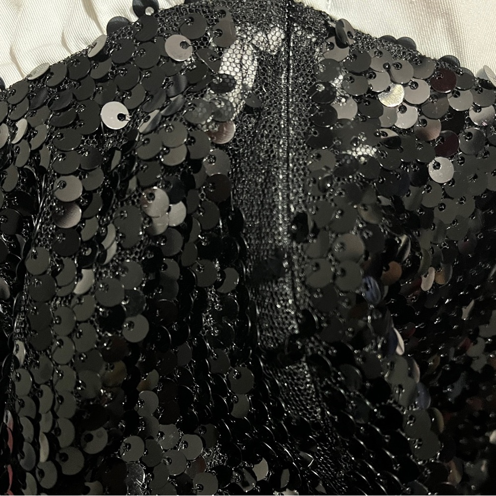 Anthropologie Mare Mare Button-Down Sequin Twofer Mini Dress NWT - Picture 13 of 13